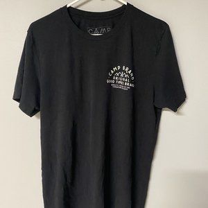 Camp Brand Black T Shirt - Size L